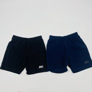 Asics Womens Size Small Lot of 2 Cotton Blend Pull On Athletic Shorts 1420